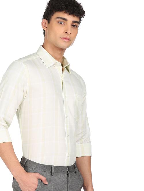 white checked casual shirt - 18332167 - Very Small Image - 1