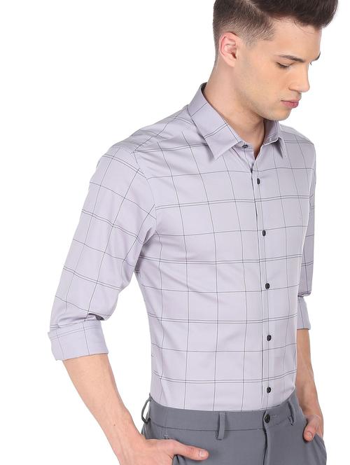 mens checks casual shirt - 18332170 - Very Small Image - 1