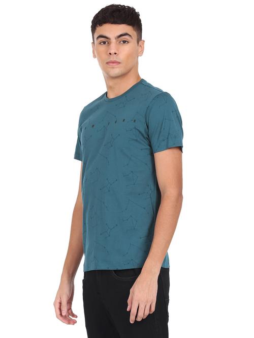green all -over print t-shirt - 18332294 - Very Small Image - 1