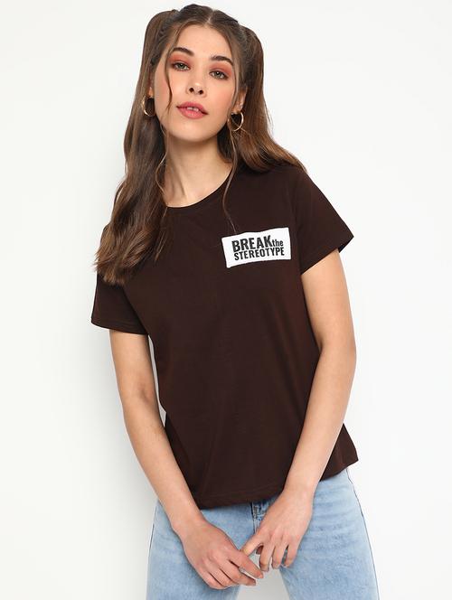 solid regular tee - 18332313 - Very Small Image - 1