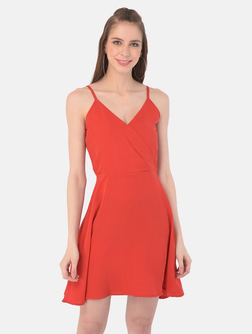 cami neck solid a-line dress - 18332994 - Very Small Image - 1