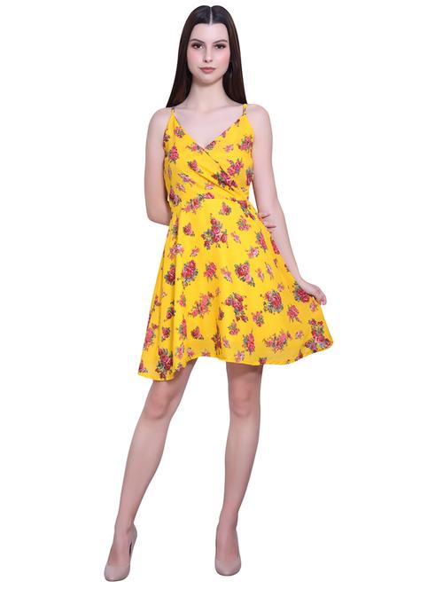 cami neck floral flared dress - 18333011 - Very Small Image - 1