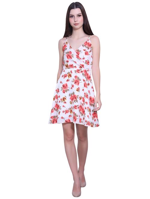 cami neck floral a-line dress - 18333020 - Very Small Image - 1