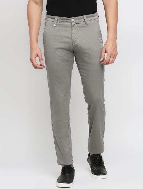 grey houndstooth chinos casual trouser - 18333412 - Very Small Image - 1