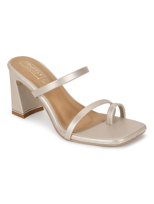 gold slip on sandal - 18333473 - Very Small Image - 1