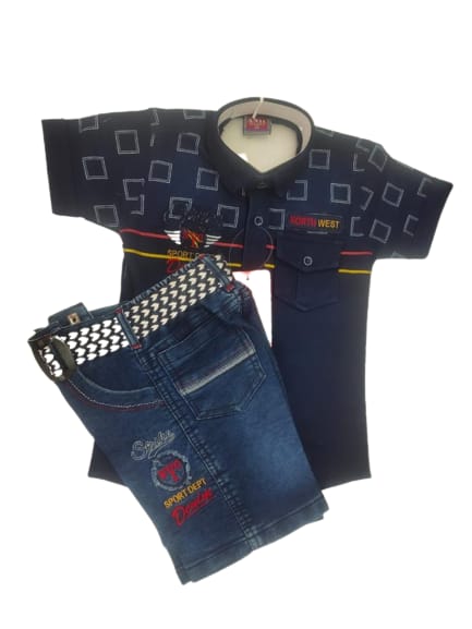 kids shirt pant set - 18333582 - Very Small Image - 1