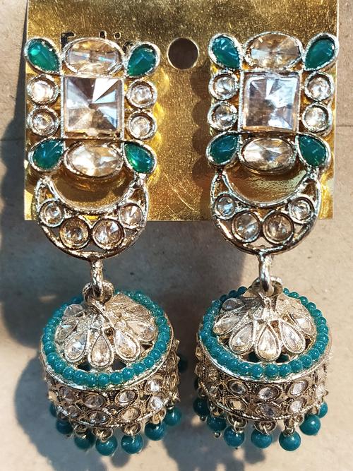earrings for women blue color - 18333615 - Very Small Image - 1