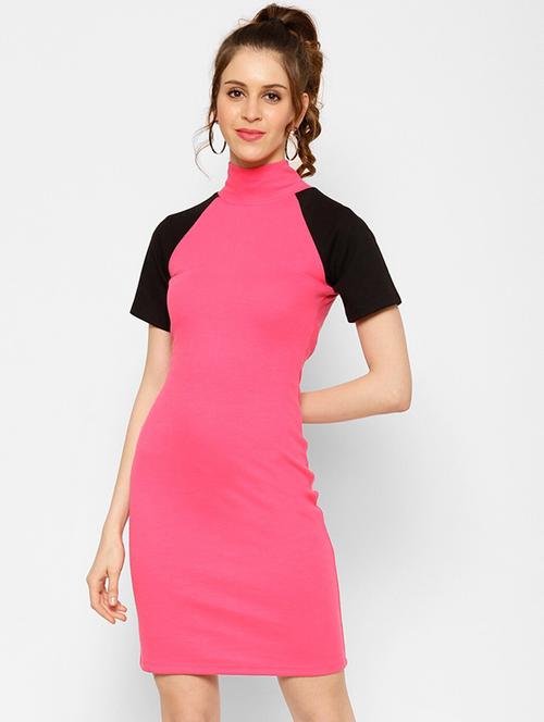 color block blouson dress - 18333661 - Very Small Image - 1