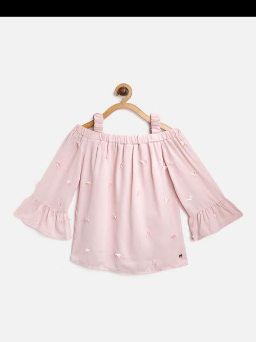 exclusive pink colour girls'top - 18333765 - Very Small Image - 1