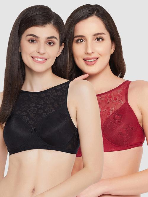 pack of 2 laced bralette bra - 18333981 - Very Small Image - 1