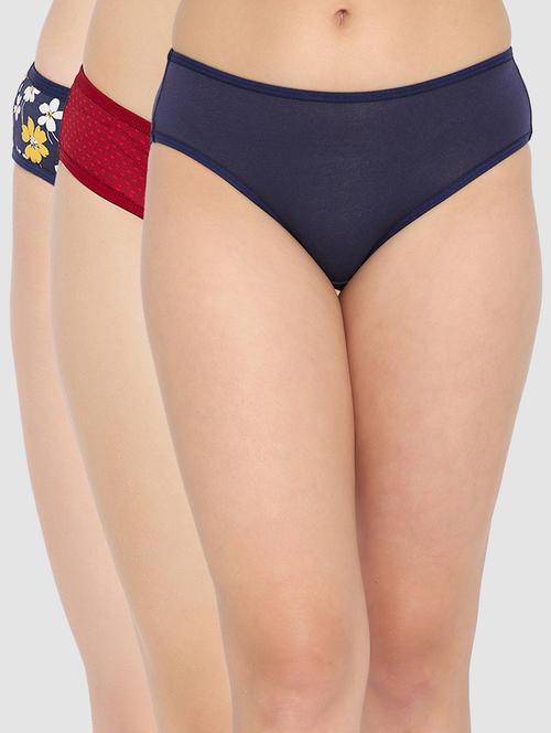 pack of 3 printed bikini panty - 18334001 - Very Small Image - 1