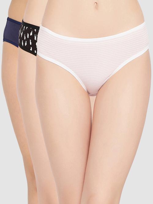 pack of 3 printed bikini panty - 18334007 - Very Small Image - 1
