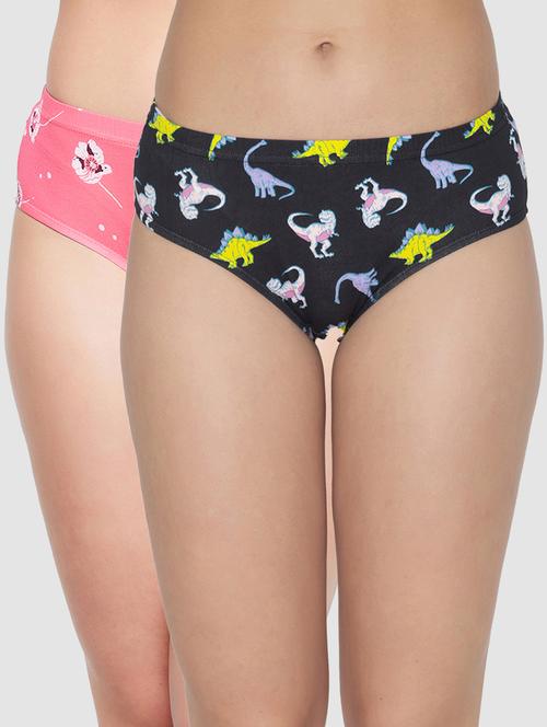 pack of 2 printed hipster panty - 18334014 - Very Small Image - 1