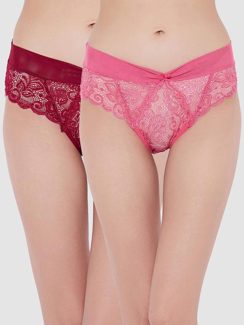 pack of 2 laced bikini panty - 18334023 - Very Small Image - 1