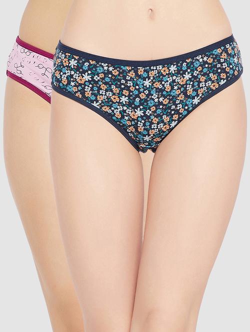 pack of 2 printed bikini panty - 18334046 - Very Small Image - 1