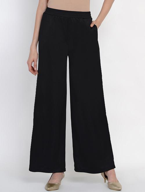 high rise wide leg trouser - 18334221 - Very Small Image - 1