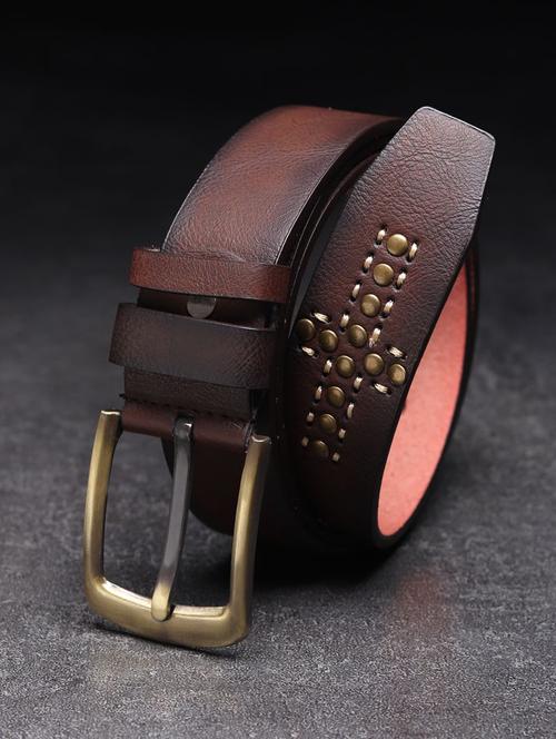 dark brown leatherette belt - 18334288 - Very Small Image - 1