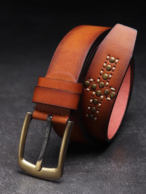 tan leatherette belt - 18334289 - Very Small Image - 1