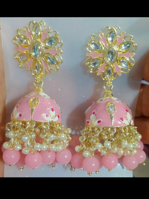 exclusive fancy party wear jhumka - 18334476 - Very Small Image - 1