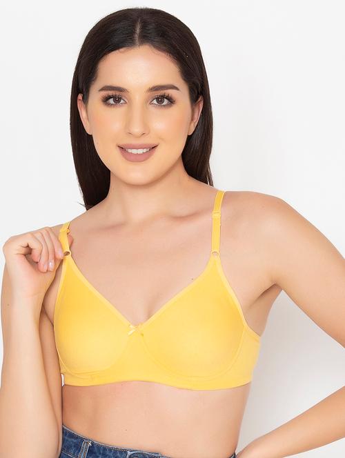 yellow solid t-shirt bra - 18335196 - Very Small Image - 1