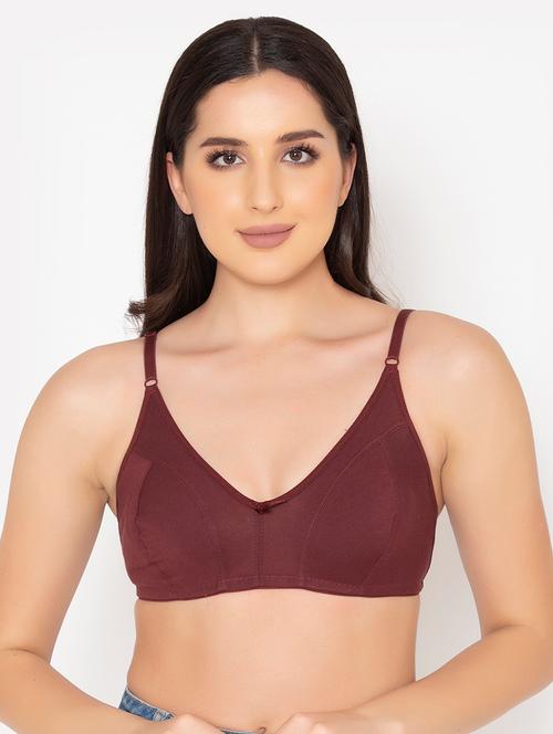 red solid regular bra - 18335202 - Very Small Image - 1