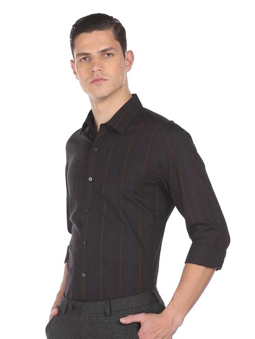 mens checks formal shirt - 18336048 - Very Small Image - 1