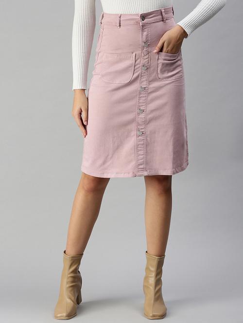 high rise solid pencil skirt - 18337402 - Very Small Image - 1