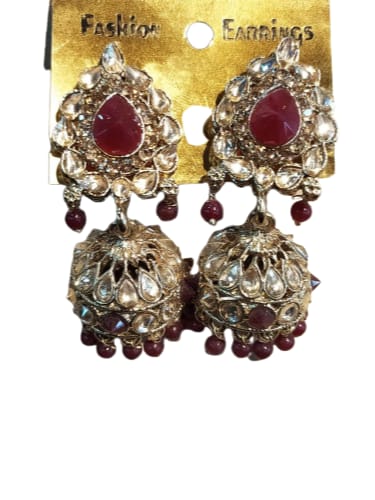 women party wear earring set - 18337701 - Very Small Image - 1