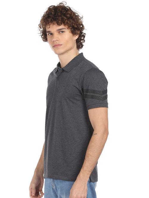 grey solid t-shirt - 18337726 - Very Small Image - 1