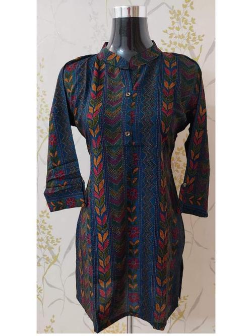 ladies cotton short kurti multi color - 18338484 - Very Small Image - 1