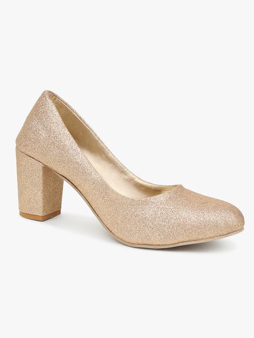 pink synthetic slip on pumps - 18338543 - Very Small Image - 1