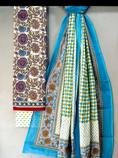 exclusive printed cotton unsteach suite with - 18339411 - Very Small Image - 1
