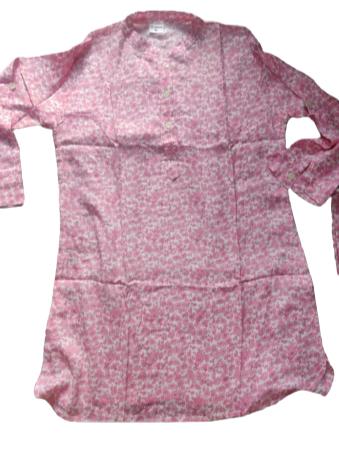 mandarin neck printed regular tunic - 18339554 - Very Small Image - 1