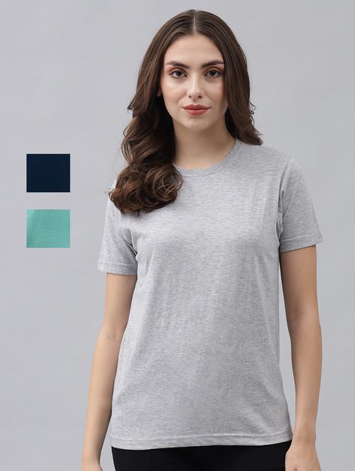 set of 3 short-sleeved solid regular tee - 18339763 - Very Small Image - 1