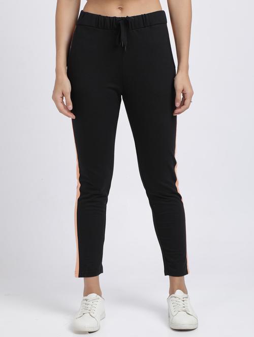 black solid track pant - 18340260 - Very Small Image - 1