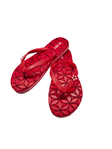 attractive look flowers print slippers extra - 18341109 - Very Small Image - 1