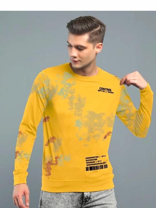 yellow hosery sweatshirt - 18341379 - Very Small Image - 1