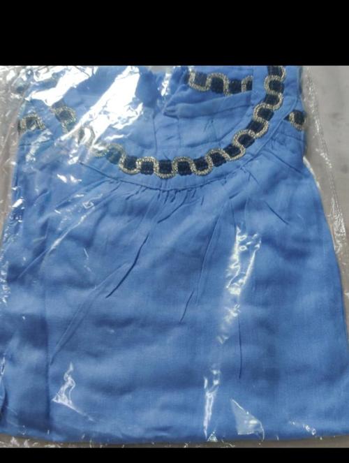 round neck solid regular tunic - 18341454 - Very Small Image - 1