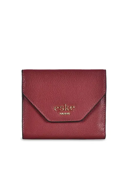 ladies leather wallet red color - 18341836 - Very Small Image - 1
