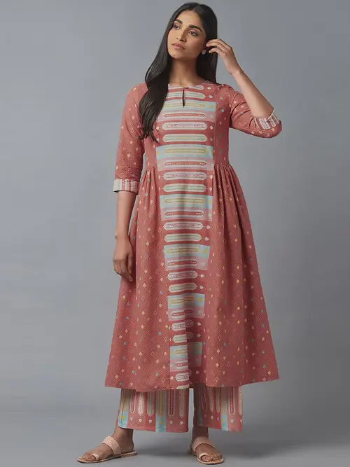 women's flared kurta - 18341992 - Very Small Image - 1