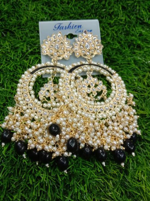 exclusive fancy party wear earrings chand - 18342120 - Very Small Image - 1
