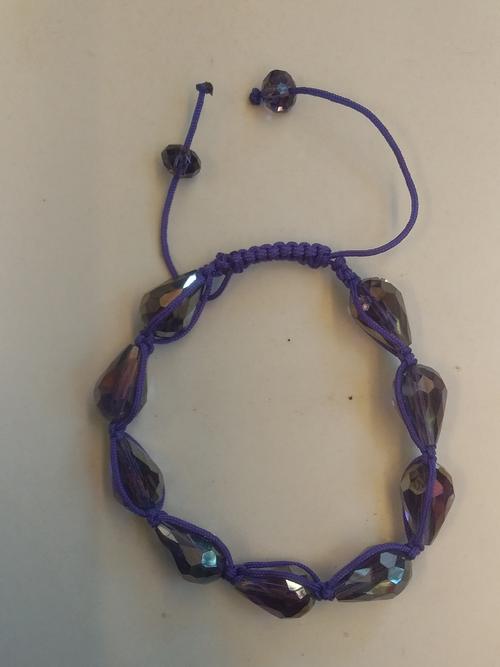 korean crystal adjustable bracelet - 18342710 - Very Small Image - 1