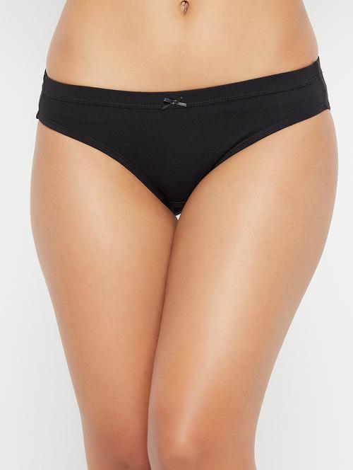 low rise solid bikini panty - 18343043 - Very Small Image - 1