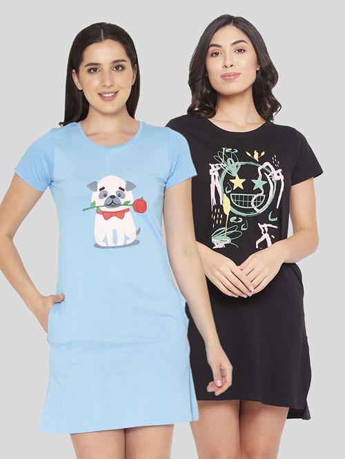 pack of 2 printed sleepshirt - 18343089 - Very Small Image - 1