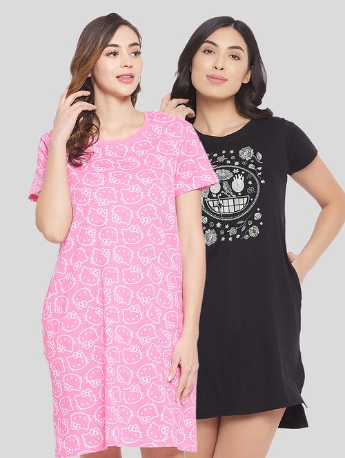 pack of 2 printed sleepshirt - 18343091 - Very Small Image - 1