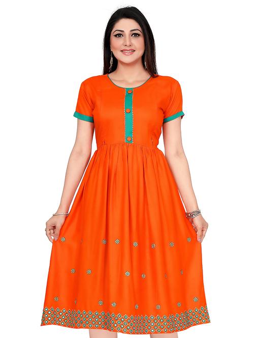 round neck printed maternity wear dress - 18343144 - Very Small Image - 1