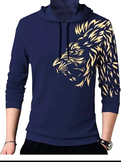blue cotton sweatshirt - 18343368 - Very Small Image - 1