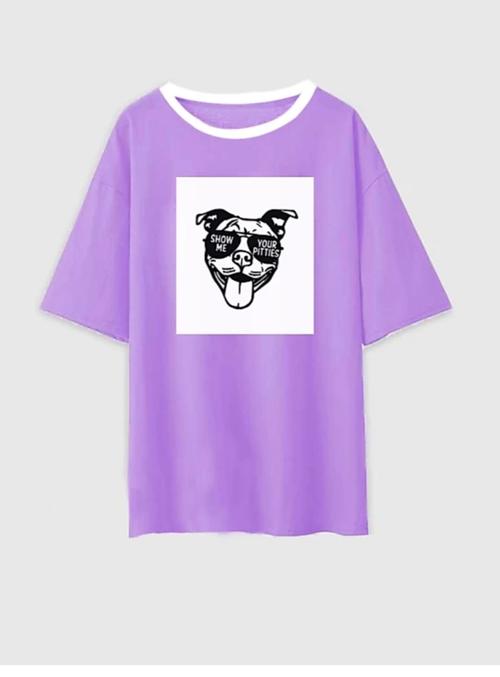 purple cotton sweatshirt - 18343370 - Very Small Image - 1