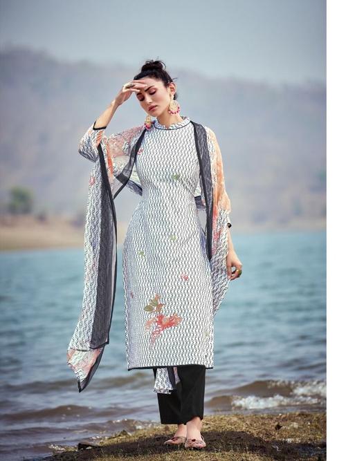 women unstitched suit set - 18343386 - Very Small Image - 1