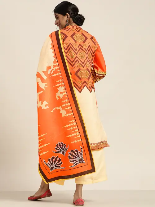 multi colour suits with dupatta and - 18343433 - Very Small Image - 1